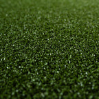 Close-up of artificial grass with a textured surface