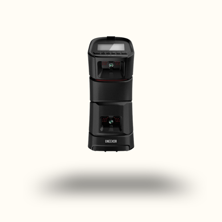 Black camera device with 'UMEEKOR' branding on a white background