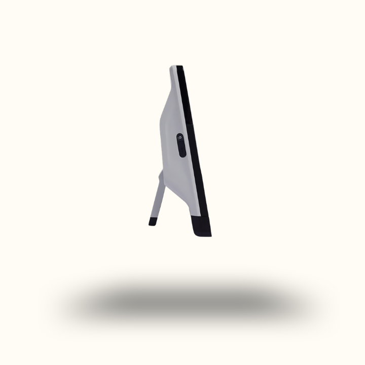 Modern computer monitor on a white background