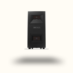 Black speaker with 'UNEEK' branding on a white background