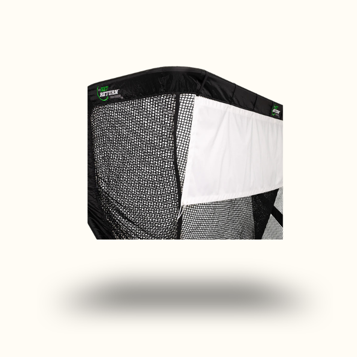 Black and white sports bag with a star design on a white background