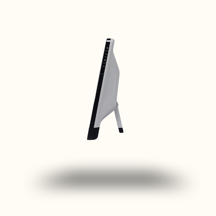 Modern computer monitor on a white background