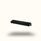 Black phone case on a light gray background