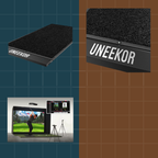 Black mat with 'UNEEEKOR' branding on a grid background