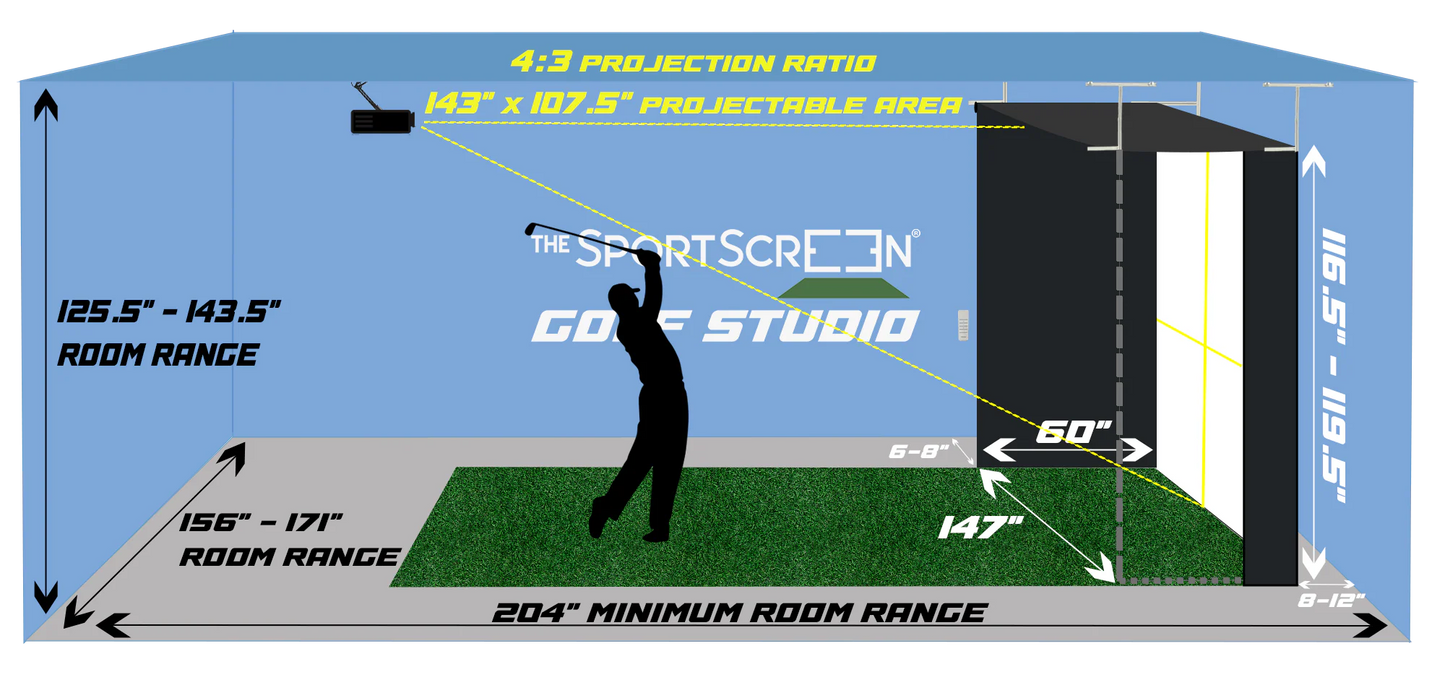 Vanish Series Retractable Golf Enclosure – The Sport Screen