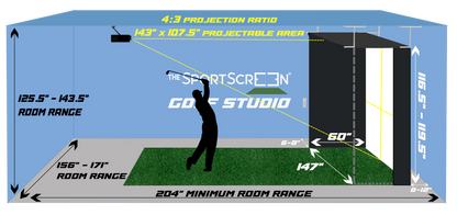 Vanish Series Retractable Golf Enclosure – The Sport Screen