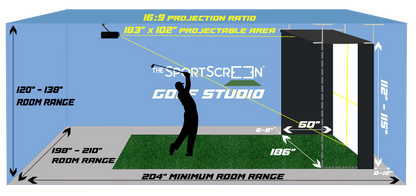 Vanish Series Retractable Golf Enclosure – The Sport Screen